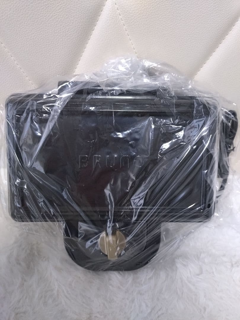 【 BRUNO 】新品未使用　ホットサンドメーカーダブル　ブルーノ　ブラック　黒
