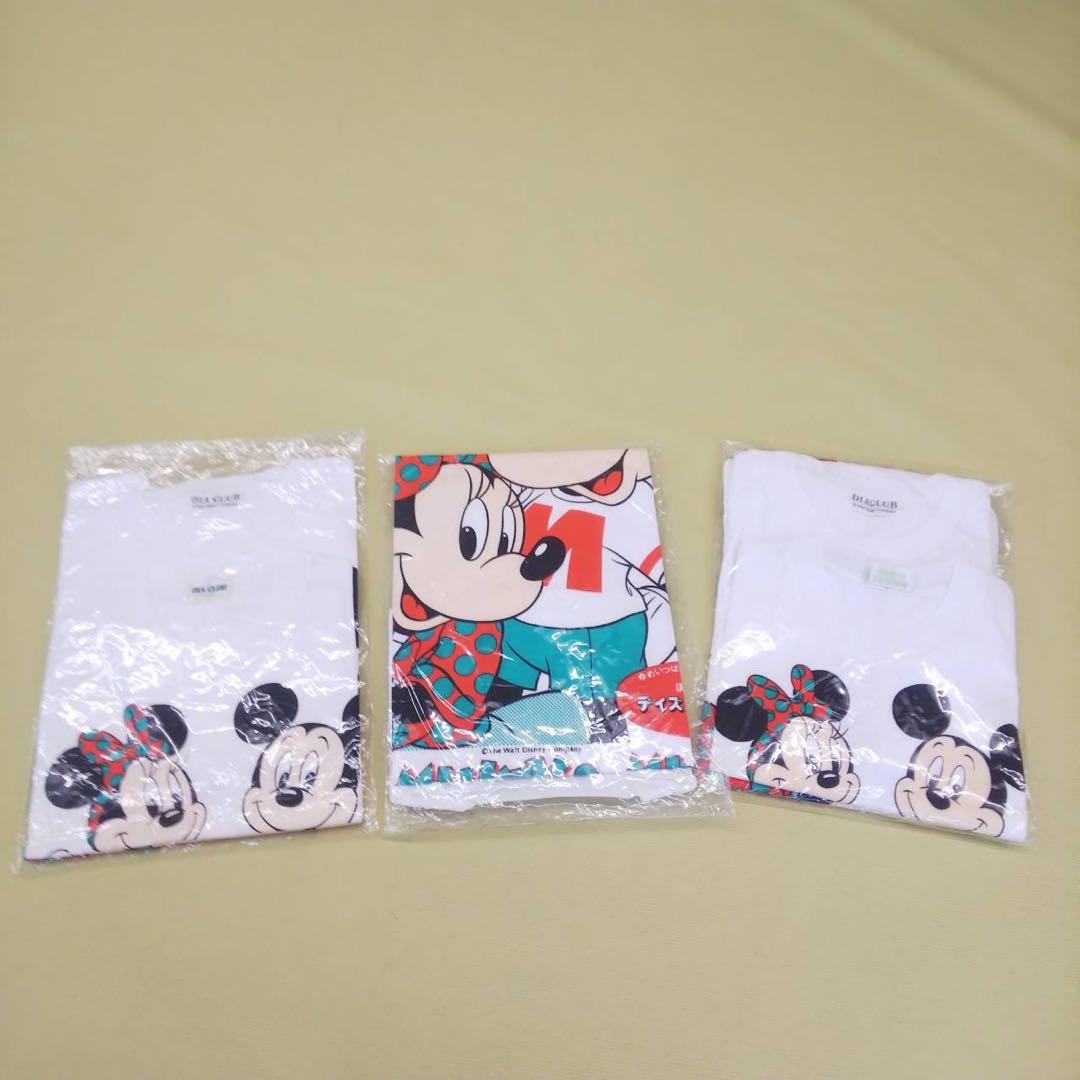 DIA CLUB 講談社 ミッキー・ミニー 親子ペアTシャツ 2枚入り 3点 ♡