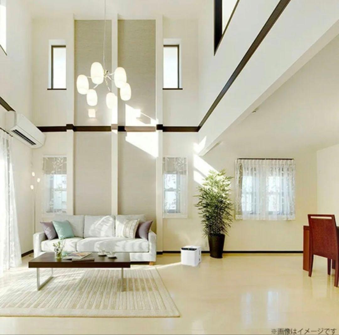 YUASA 大容量スチームファン式加湿器 YHN-12008(W)