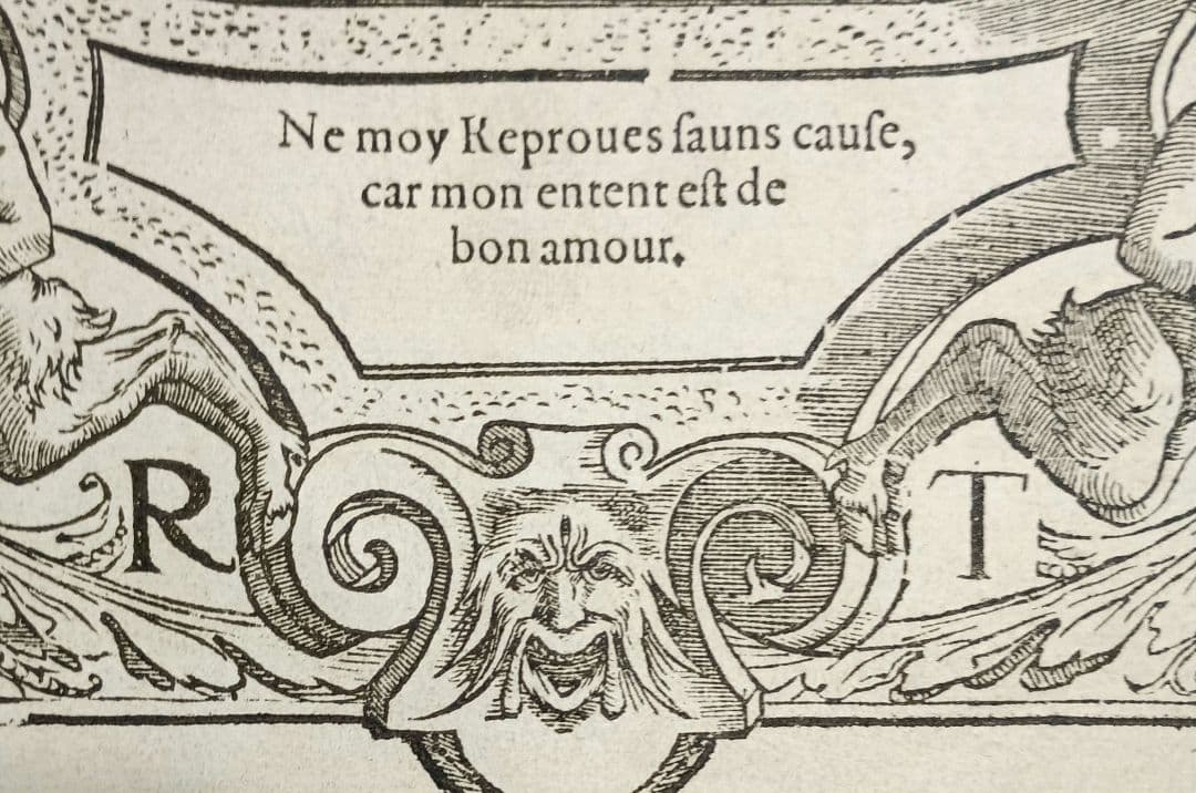 1573年　R.ブルック　「英国法の判例要約」の表題（扉絵）　稀少