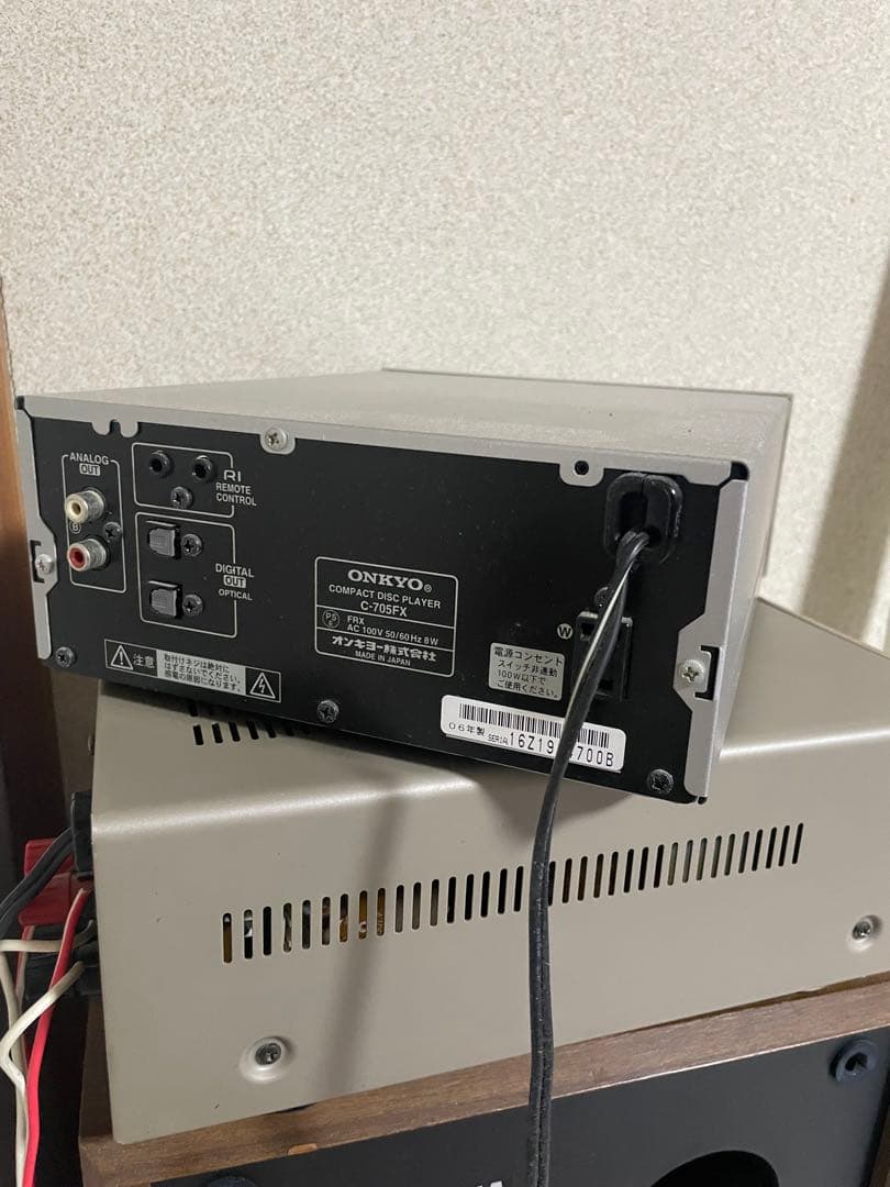 DENONUPA F-07アンプ 日本製ONKYO C-705FX CDプレイヤ