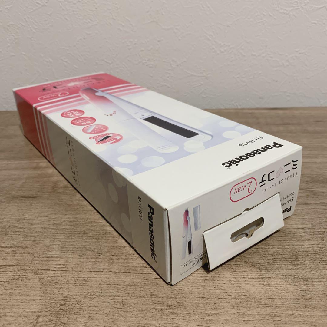 【新品】パナソニック ヘアーアイロン ミニコテ 2Way　EH-HV16　ピンク