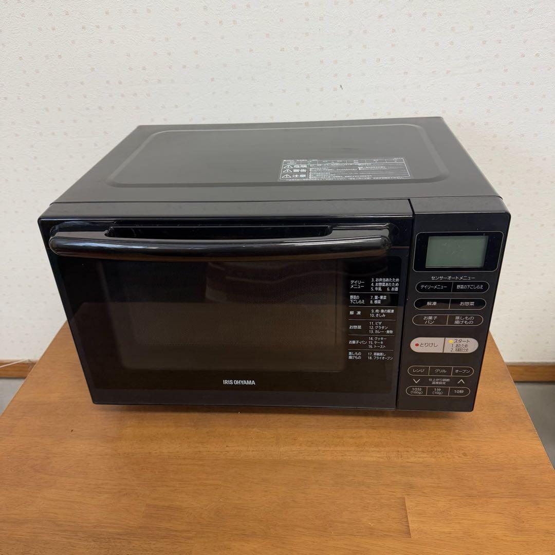 ● 極美品 アイリスオーヤマ オーブンレンジ MO-F1802-B