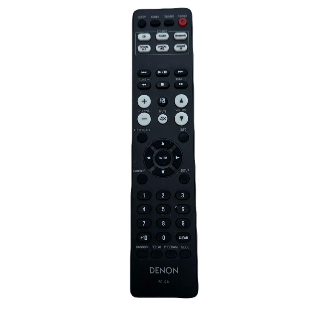 【美品】DENON RCD-M41 CDレシーバー ブラック 2019年製