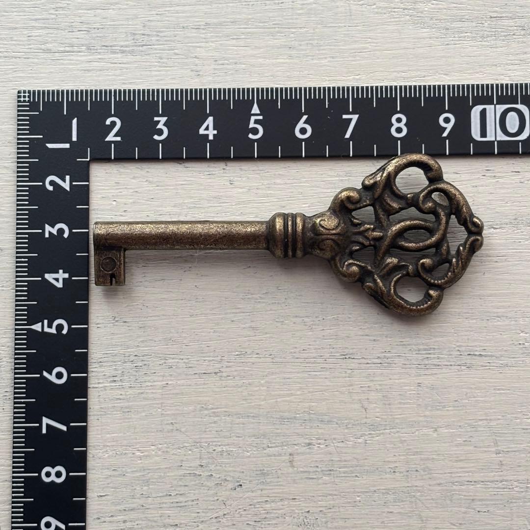 【アンティークキー A B C】3点 おまとめ 古鍵 フランス インテリア