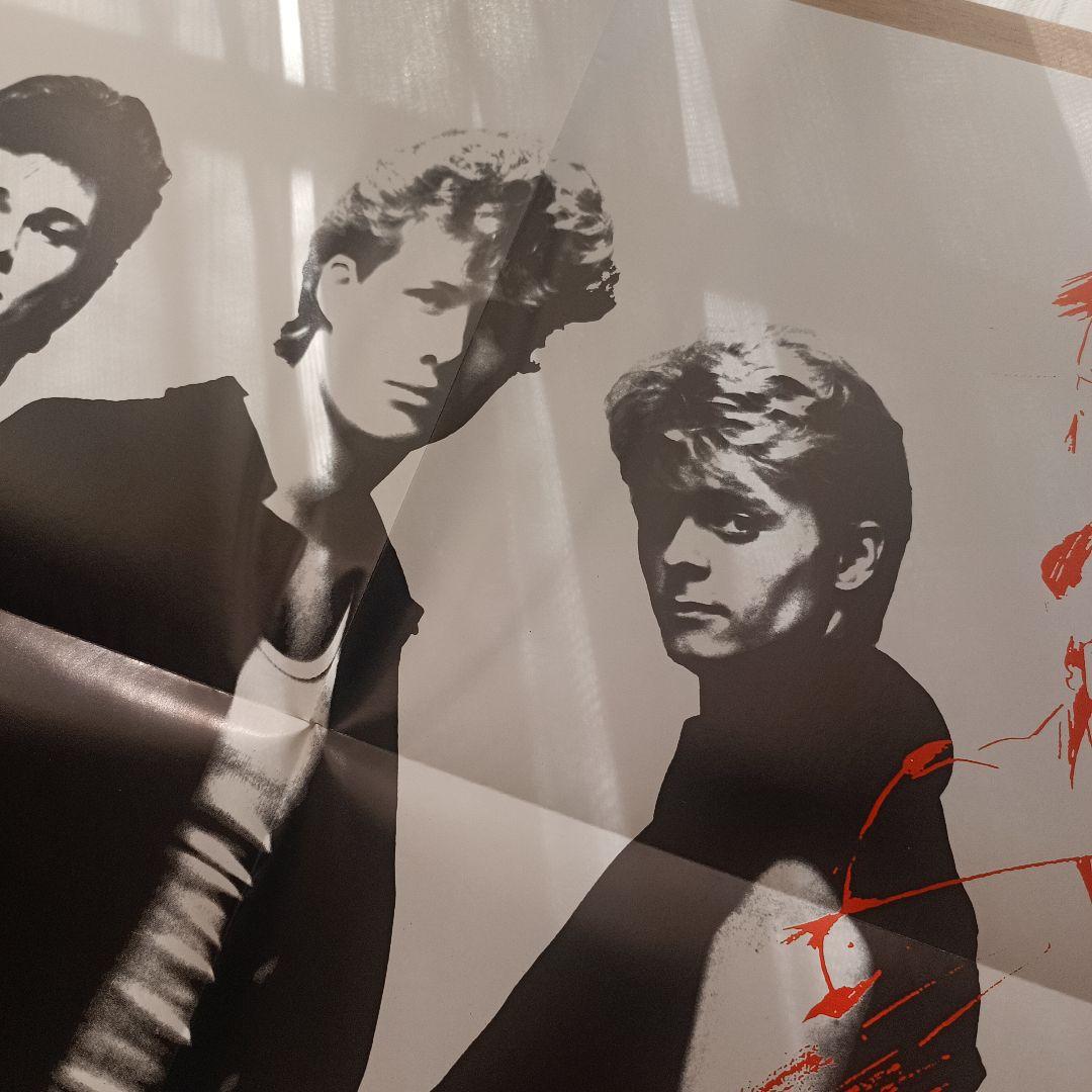 a-ha 特大ポスター 80年代 当時物 貴重 激レア 非売品 LPレコード特典