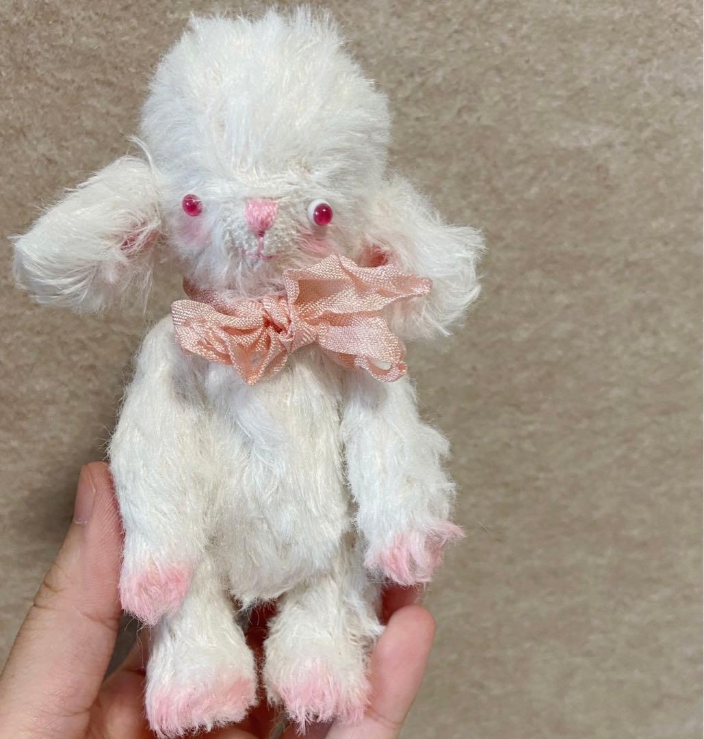 大人しい羊さん ぬいぐるみ ハンドメイド 海外作家様 部屋飾り ドールハウス