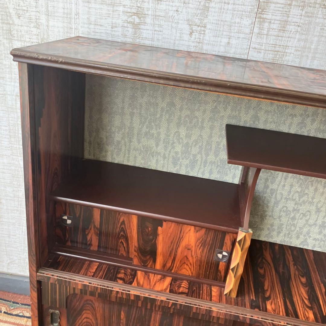 昭和レトロ ミッドセンチュリー 古家具 飾り棚 サイドボード ディスプレイラック