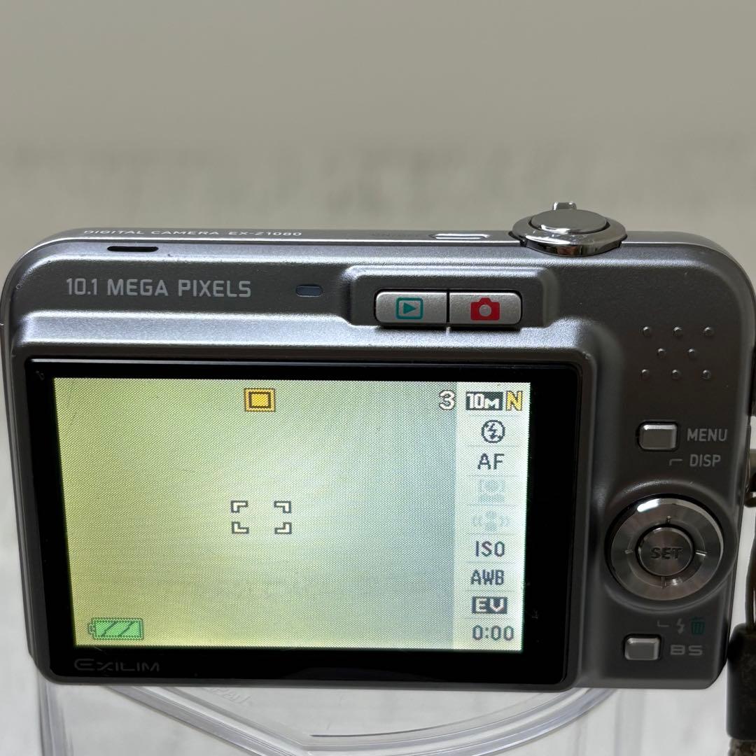 CASIO カメラ　EX-Z1080 バッテリー　ブラック コンデジ　動作品