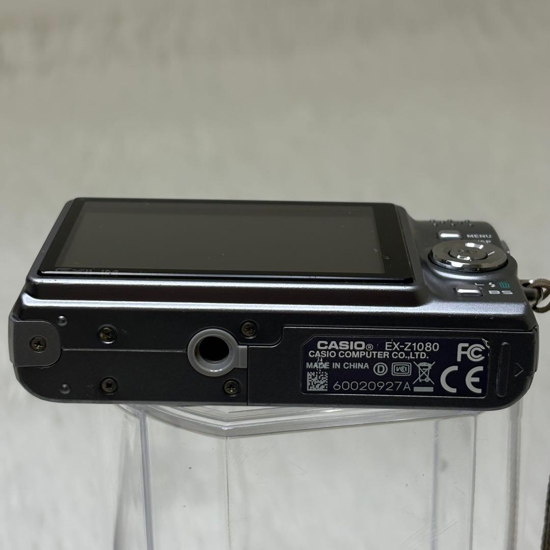 CASIO カメラ　EX-Z1080 バッテリー　ブラック コンデジ　動作品