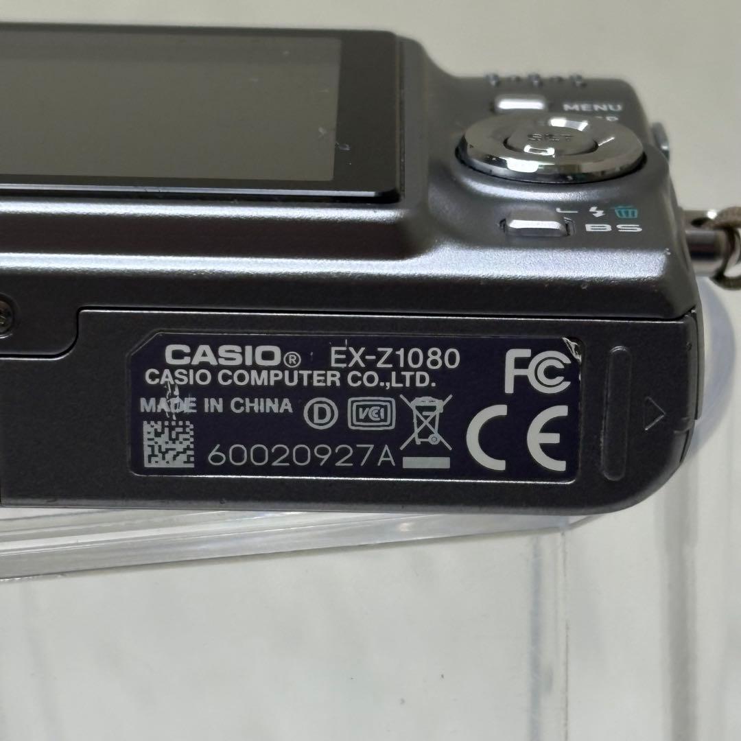 CASIO カメラ　EX-Z1080 バッテリー　ブラック コンデジ　動作品