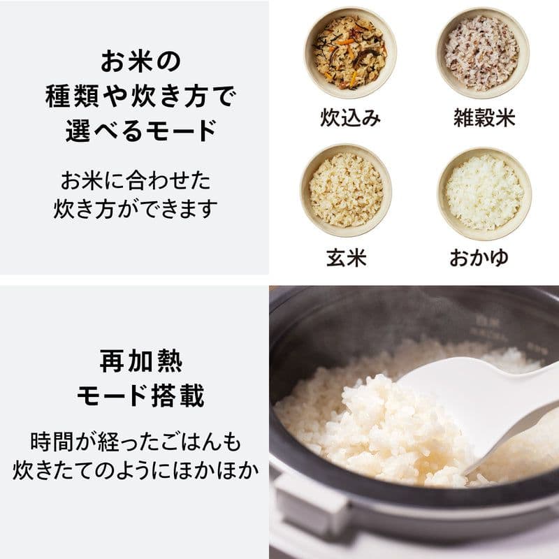 TWINBIRD　IH炊飯器　3合　RM-D793 W　使用1回のみ　新品同様品