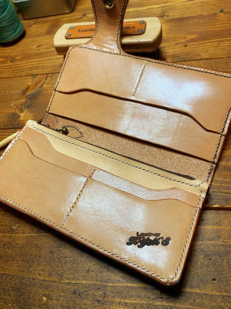 栃木leather ロングウォレット