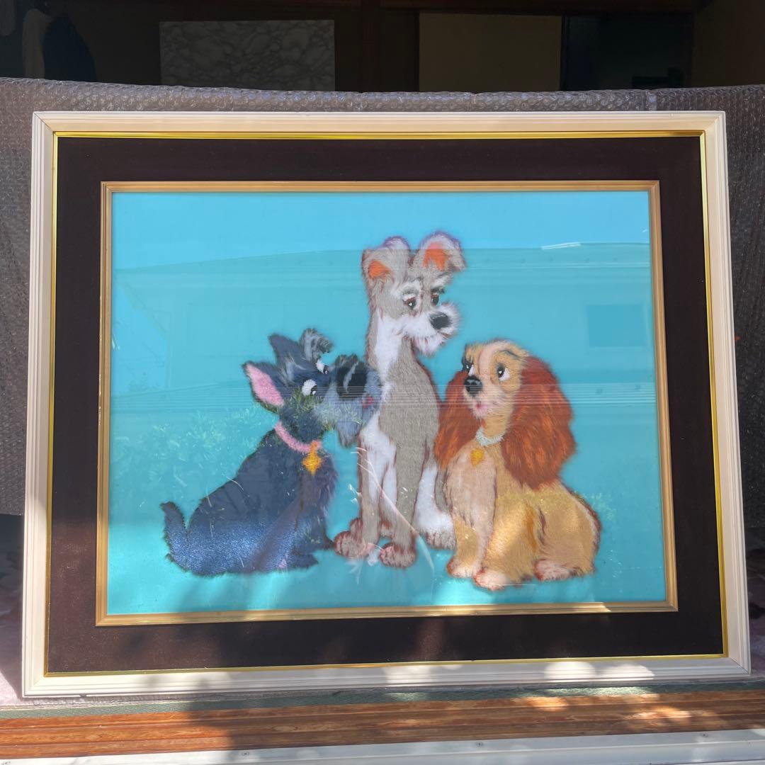 松嶋文化刺繍　激レア　ディズニー　わんわん物語　シリアルナンバーあり！