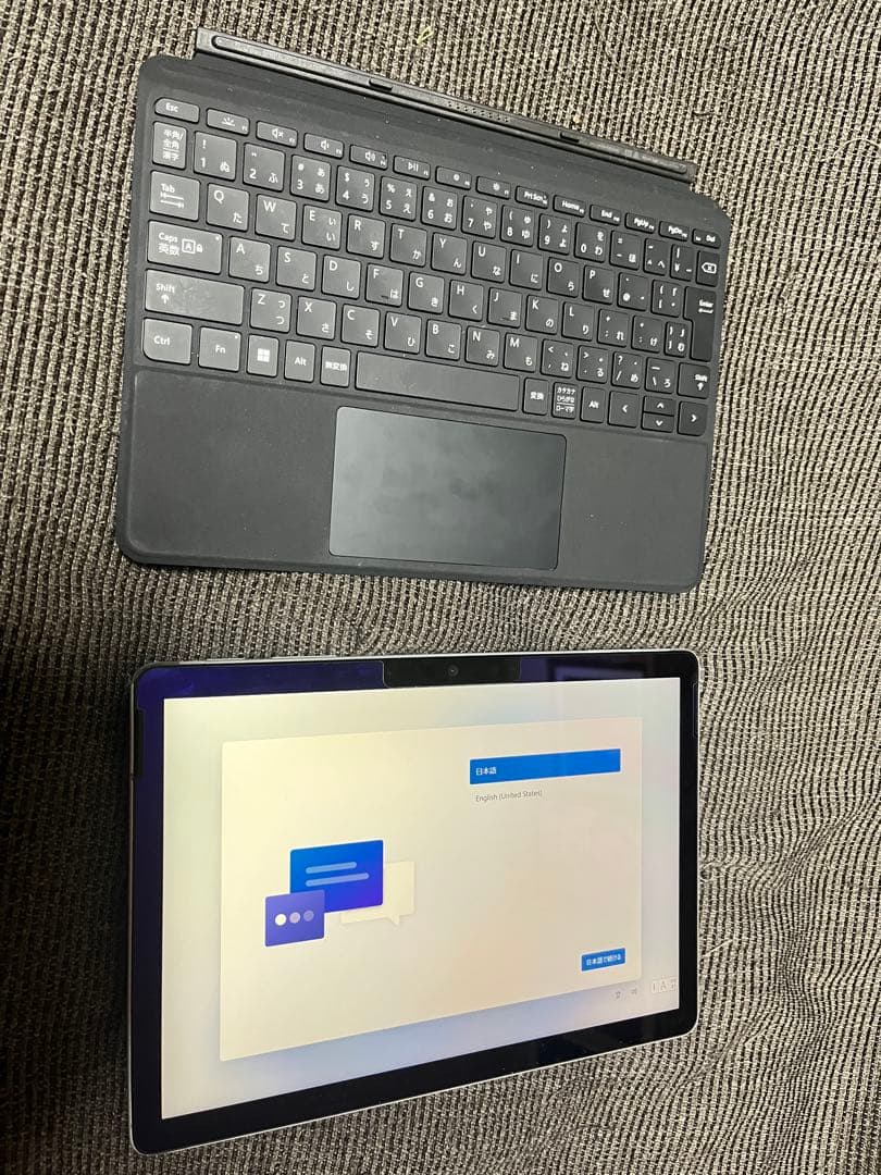 さ*し様 Microsoft Surface Go3専用キーボード 充電器　タッ