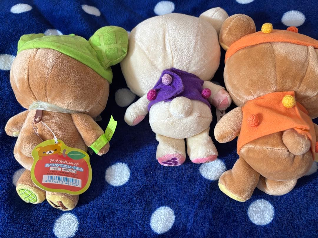 リラックマ　フルーツシリーズ　ローソン限定　ぬいぐるみ　2008 セット