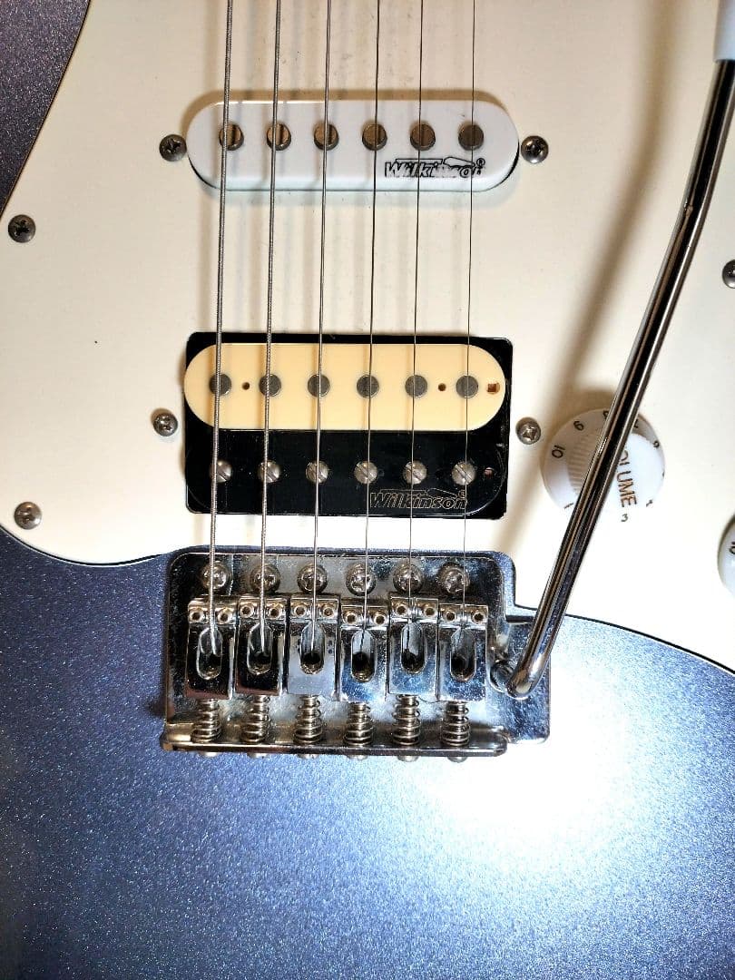 プレイテック エレキギター メタリックブルー HSS 22フレット