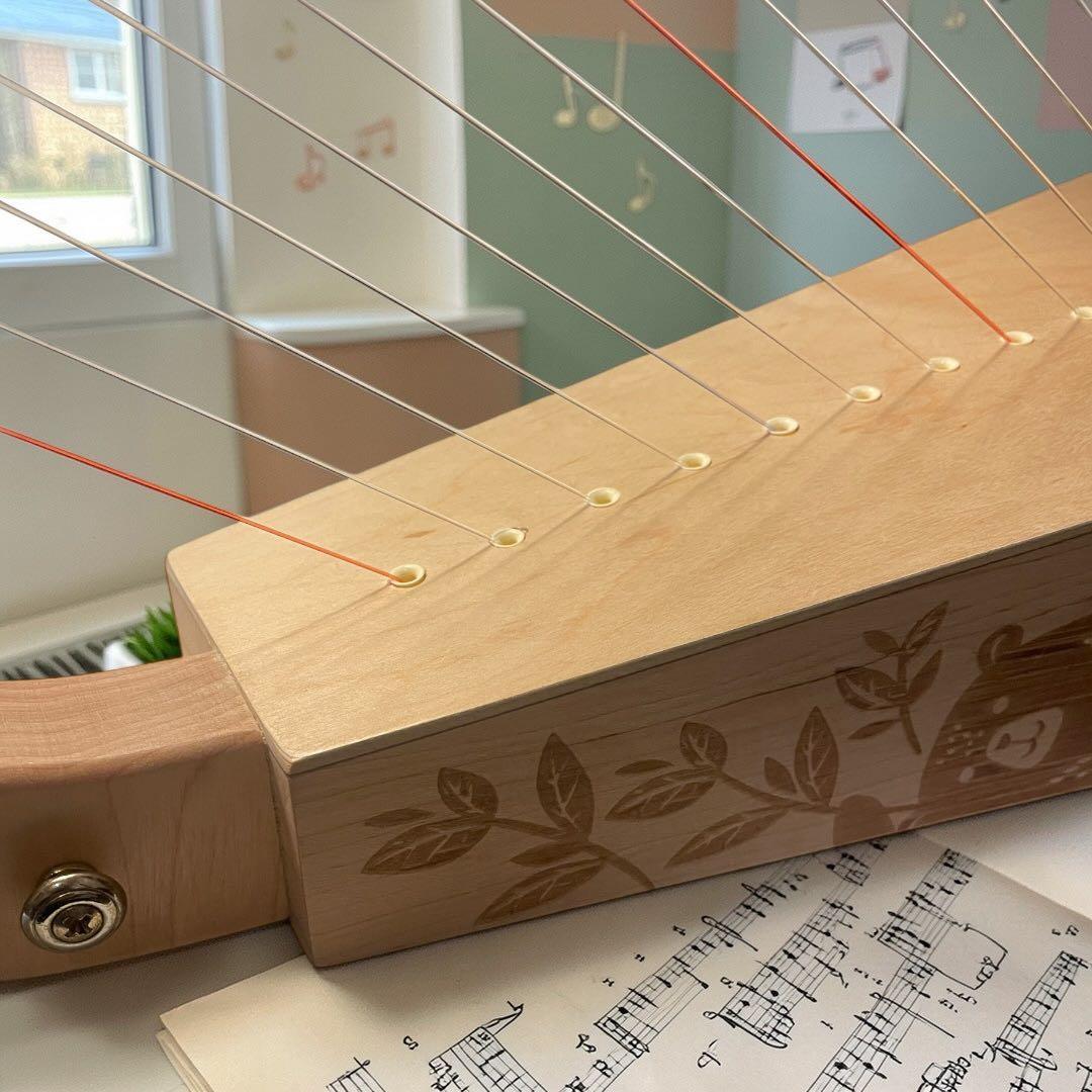 ベイビーハープ ミニハープ 12弦 Beary Harpy 日本未発売？ クマ