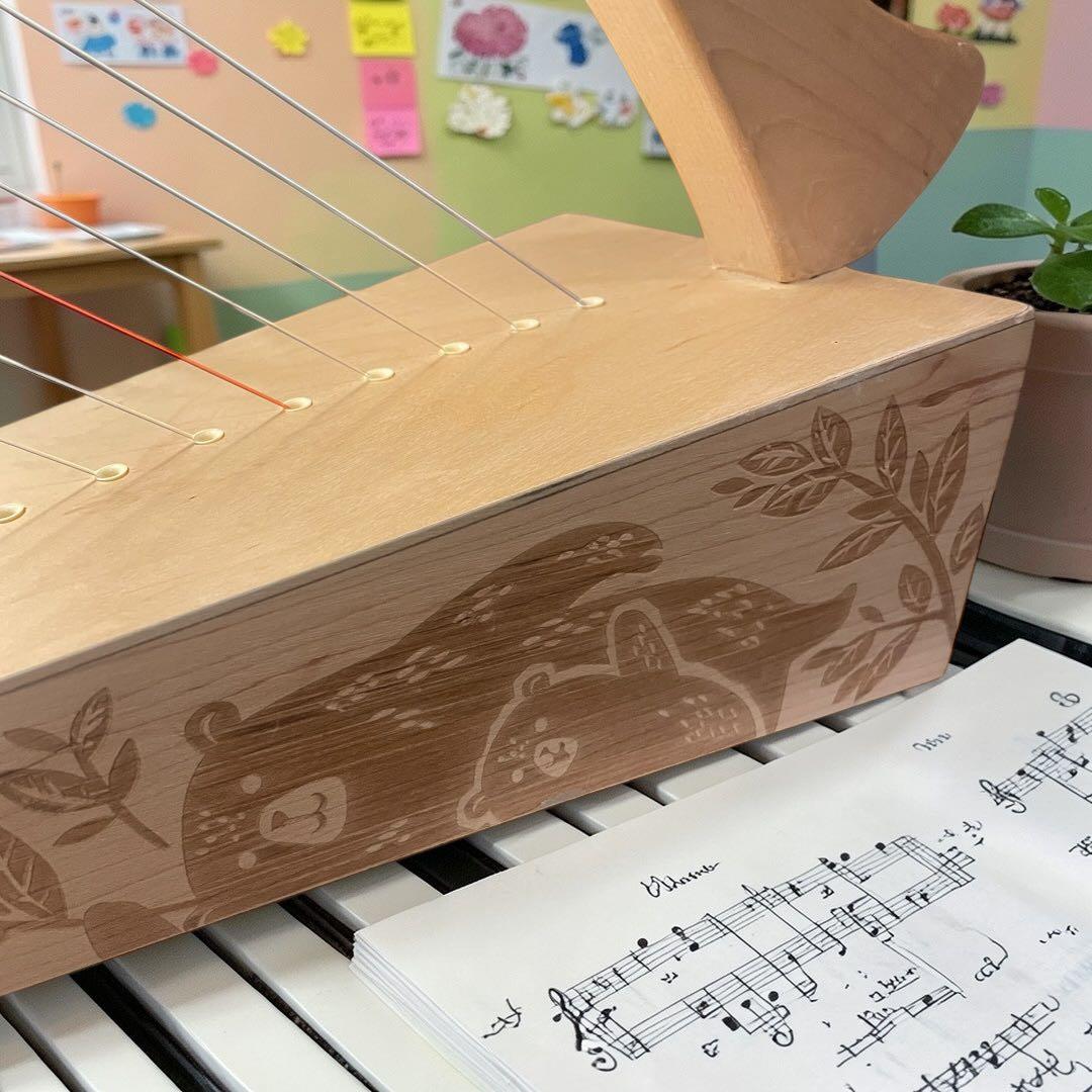 ベイビーハープ ミニハープ 12弦 Beary Harpy 日本未発売？ クマ