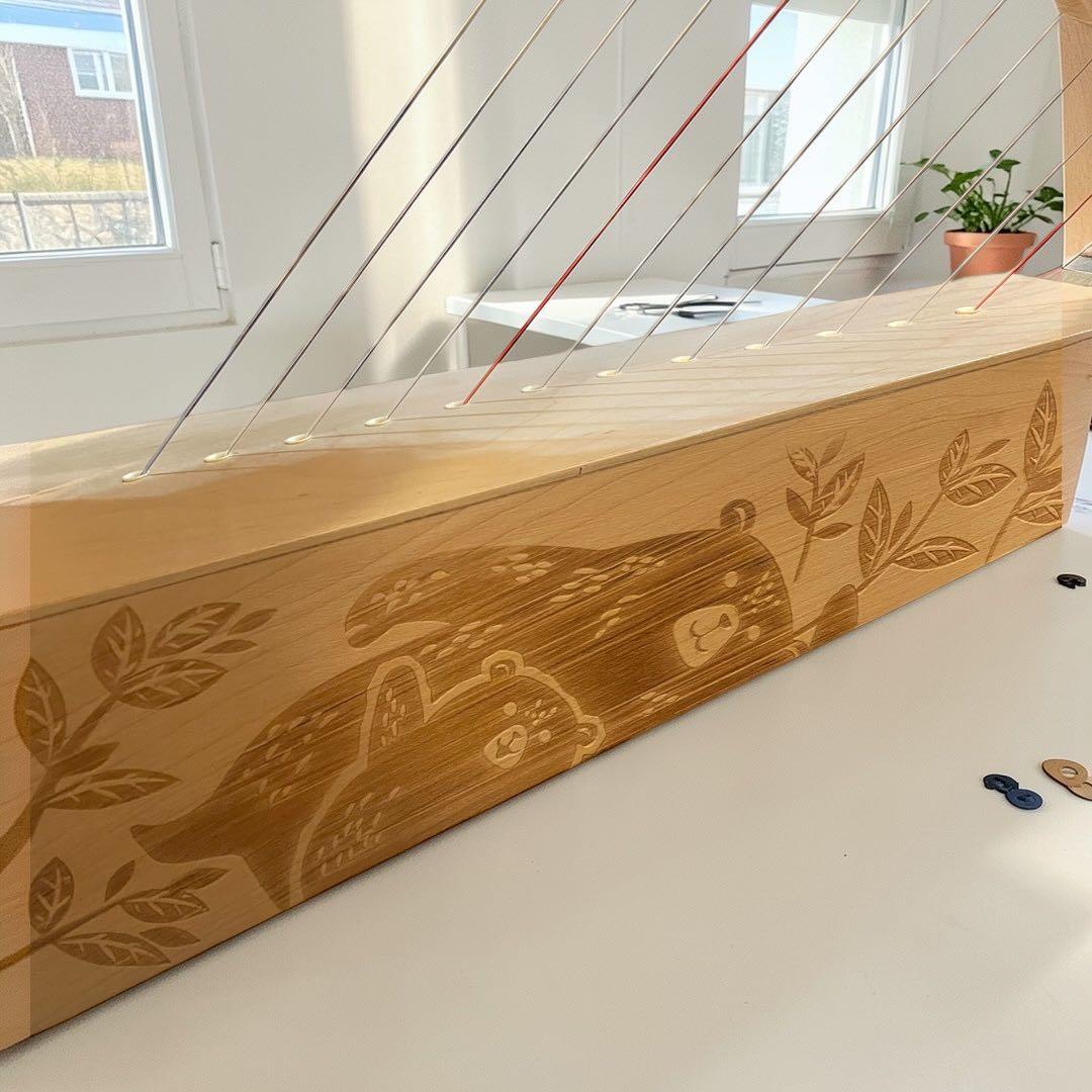 ベイビーハープ ミニハープ 12弦 Beary Harpy 日本未発売？ クマ