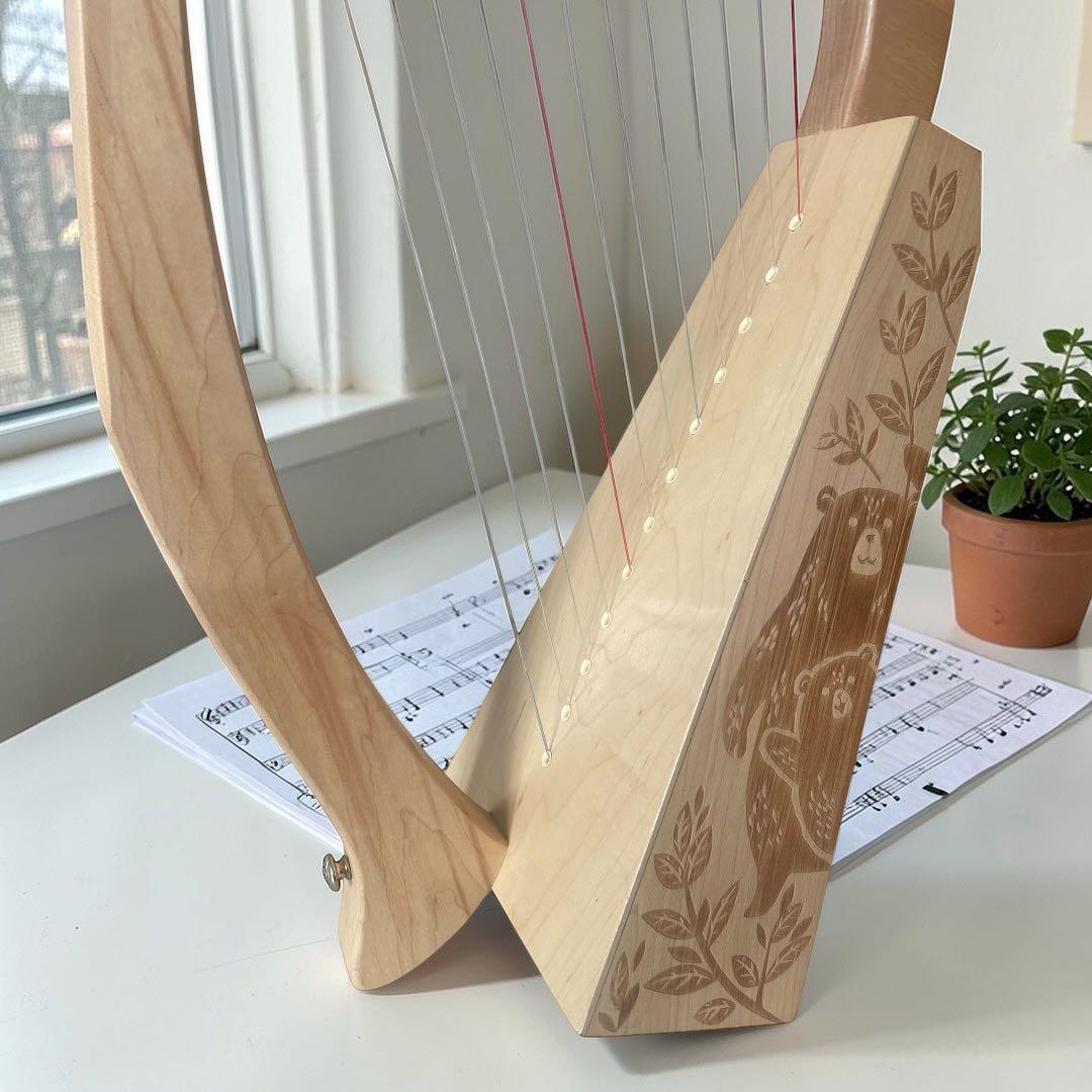 ベイビーハープ ミニハープ 12弦 Beary Harpy 日本未発売？ クマ