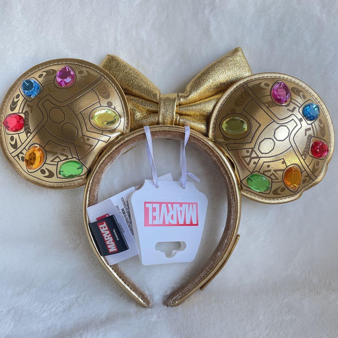 即日発送❣️香港ディズニー　マーベルMarvel きらきらストーンカチューシャ