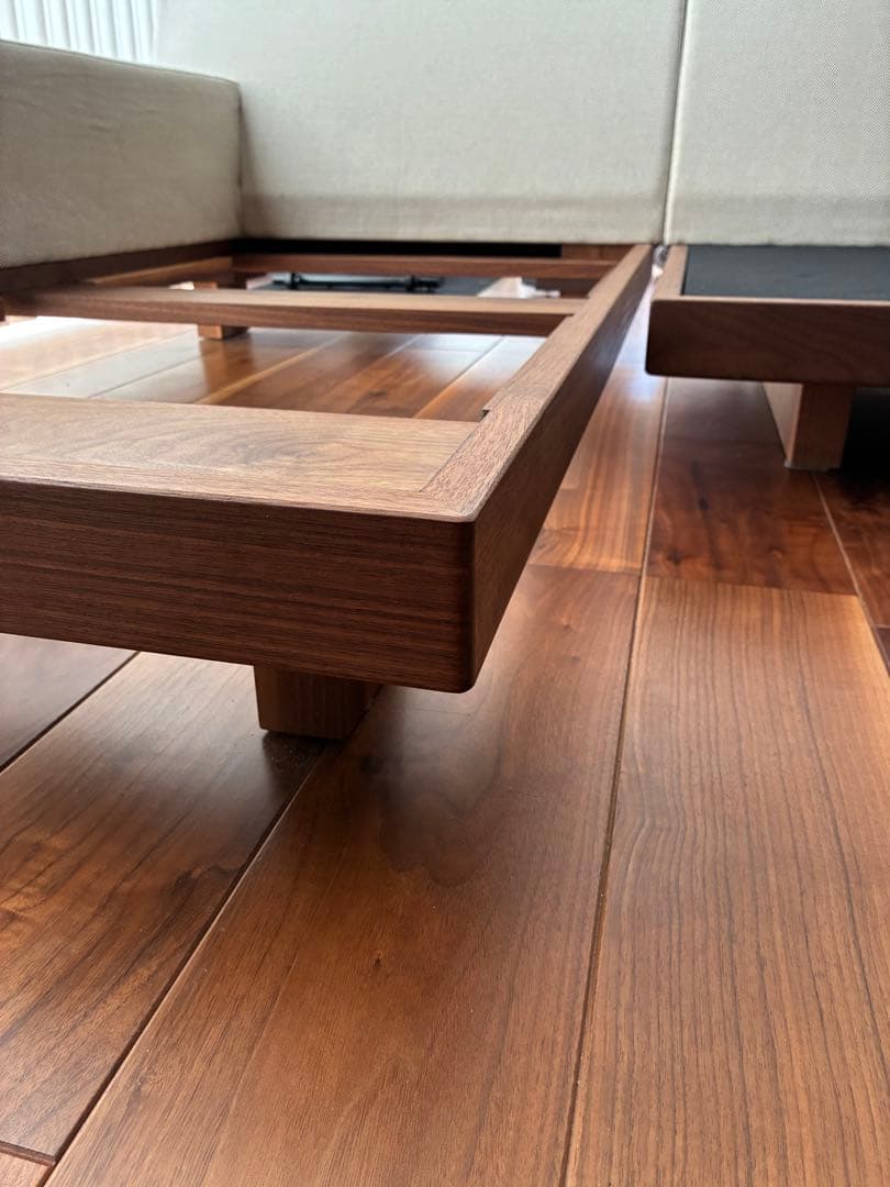 ②マスターウォール　デニッシュソファ　ウォールナット　ワンアームカウチ