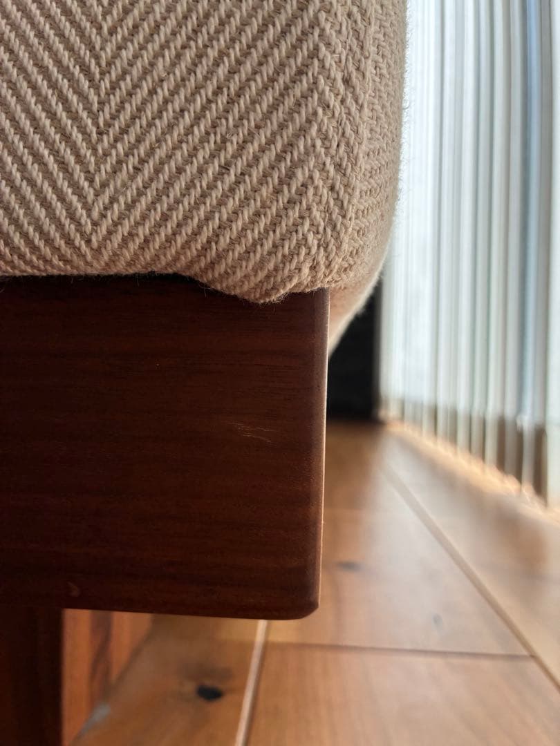 ②マスターウォール　デニッシュソファ　ウォールナット　ワンアームカウチ