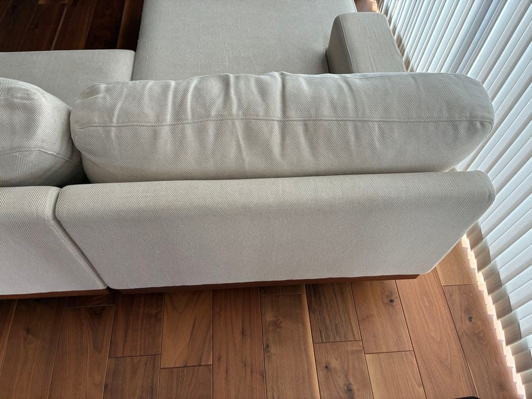 ②マスターウォール　デニッシュソファ　ウォールナット　ワンアームカウチ