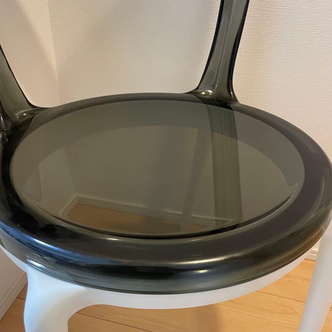 【2脚セット】ソフトライン　LUNA ルナ　スタッキングチェア　ダイニングチェア