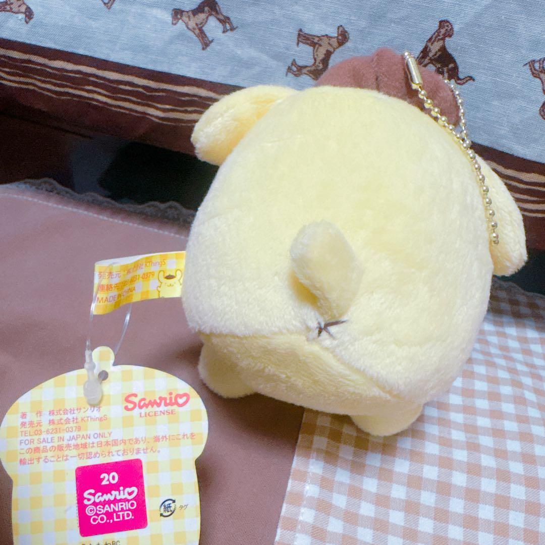 ポムポムプリン ぬいぐるみ マスコット　カフェ　限定　マフィン　すやすや