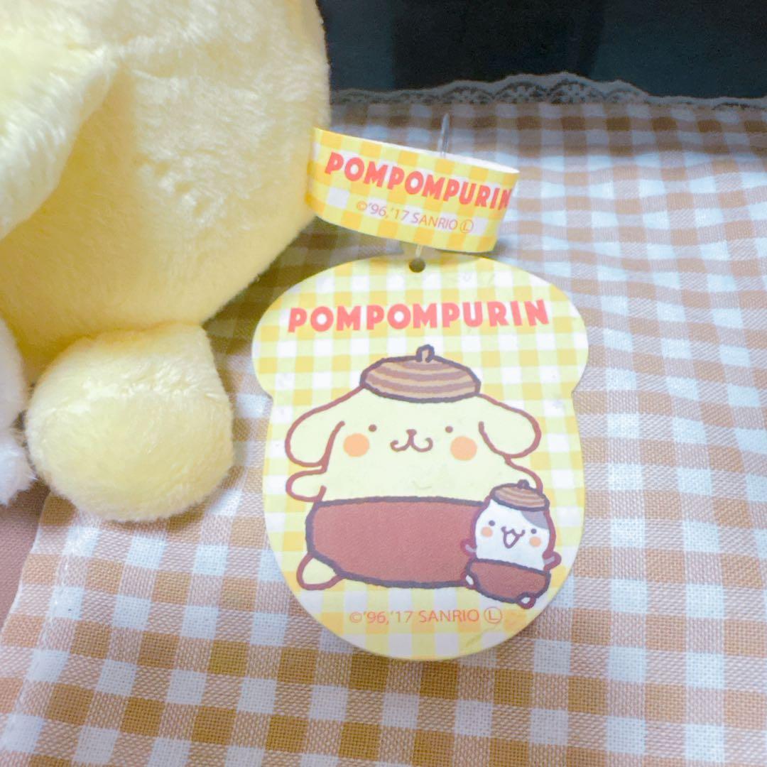 ポムポムプリン ぬいぐるみ マスコット　カフェ　限定　マフィン　すやすや