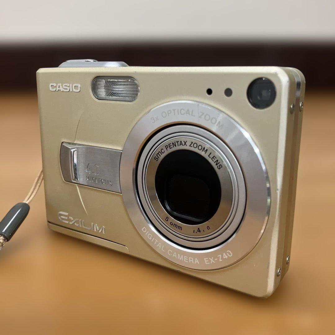 ③CASIO EXILIM EX-Z40 動作品 デジタルカメラ 充電台付き