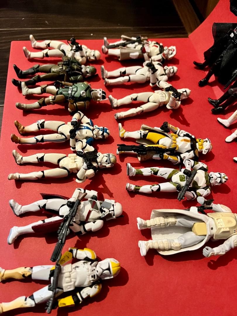 STARWARS ベーシックフィギュア　トルーパー祭り１７体　※ベイダー卿も一緒