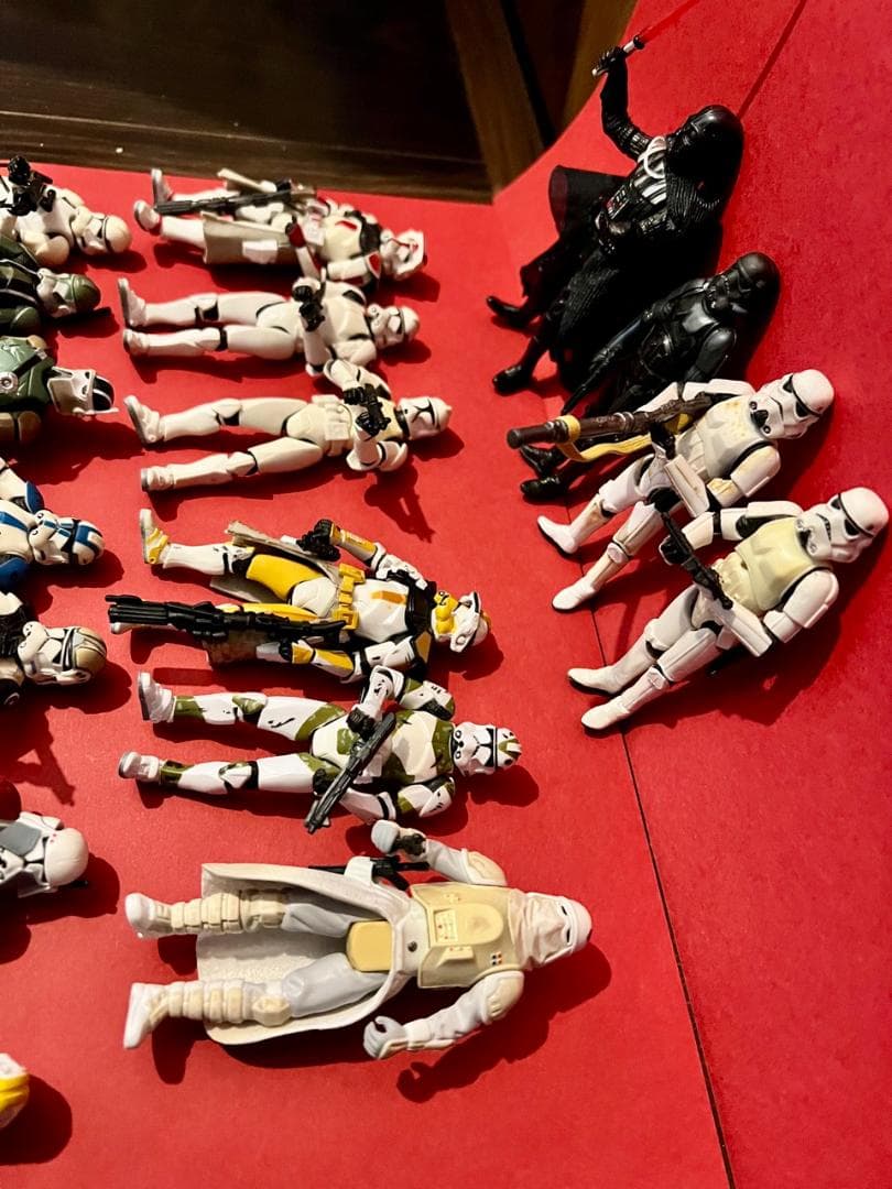 STARWARS ベーシックフィギュア　トルーパー祭り１７体　※ベイダー卿も一緒