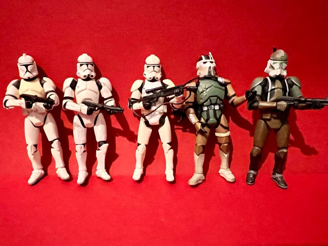 STARWARS ベーシックフィギュア　トルーパー祭り１７体　※ベイダー卿も一緒