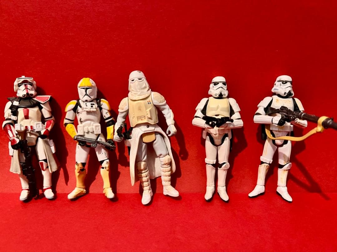 STARWARS ベーシックフィギュア　トルーパー祭り１７体　※ベイダー卿も一緒