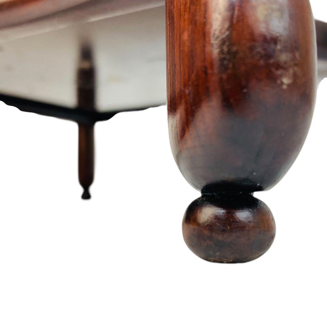 昭和レトロ 高級 紫檀 高台 花台 花瓶台 ディスプレイ台 置物台