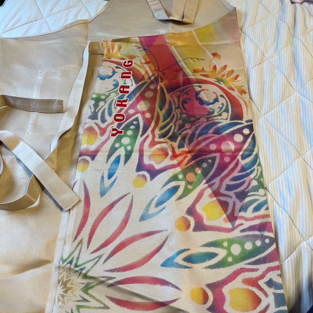 YOKANG エプロン　花輪