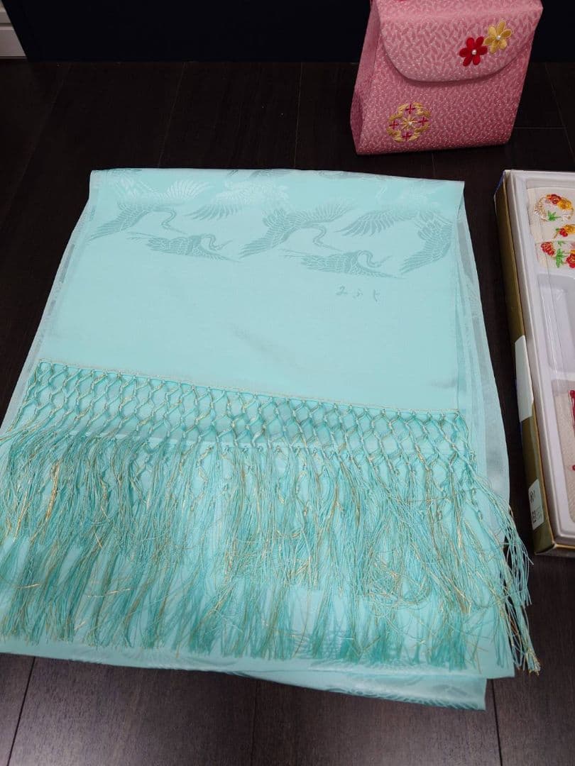 七五三用 伊と忠　バッグ　筥迫セット　しごき　百貨店