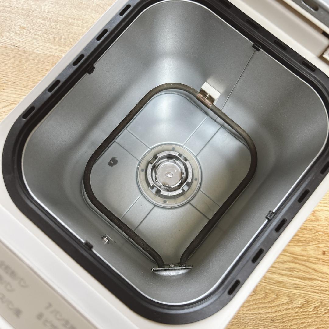 【美品】レコルト コンパクトホームベーカリー クリームホワイト ホームベーカリー