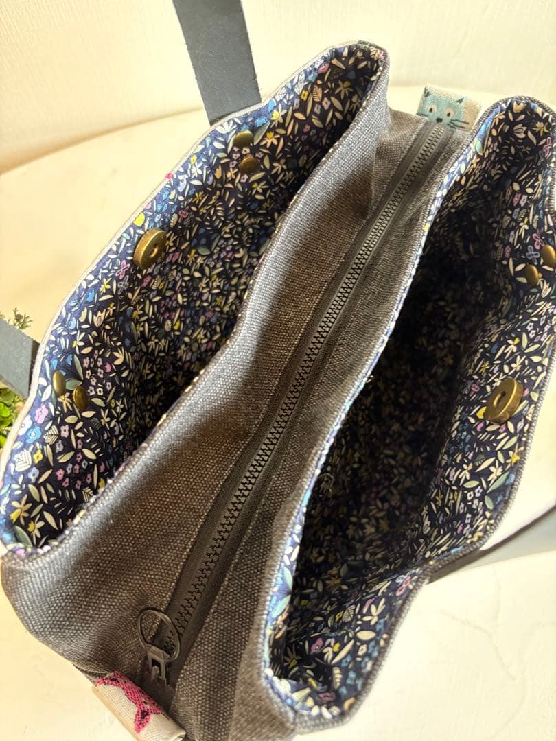 ツイントートバック　楕円底タイプ　インポート✖️スミ黒ハンプ