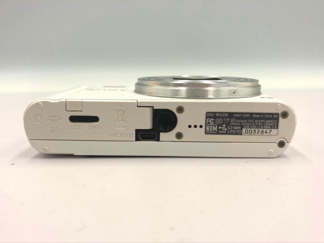 【完動品/返品保証】SONY・Cyber-shot DSC-WX350 デジカメ