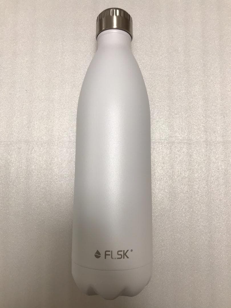 FLSK フラスク ステンレスボトル ホワイト 1L 保温冷 炭酸可