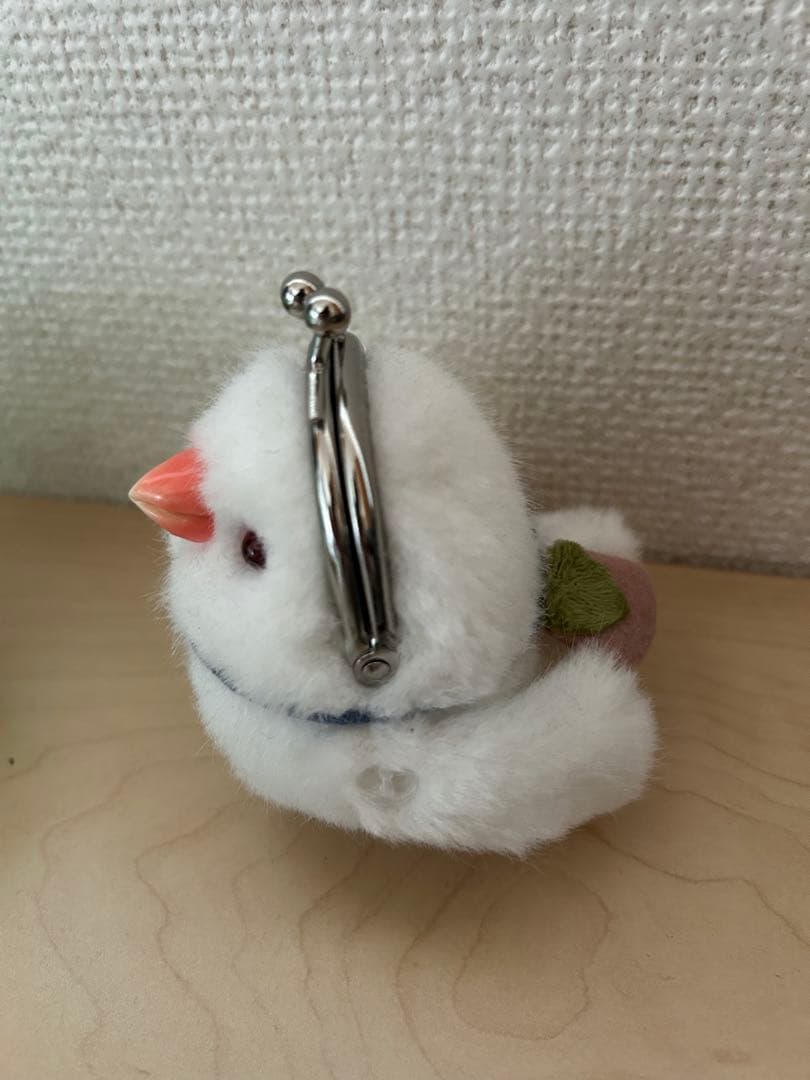 白文鳥　がま口