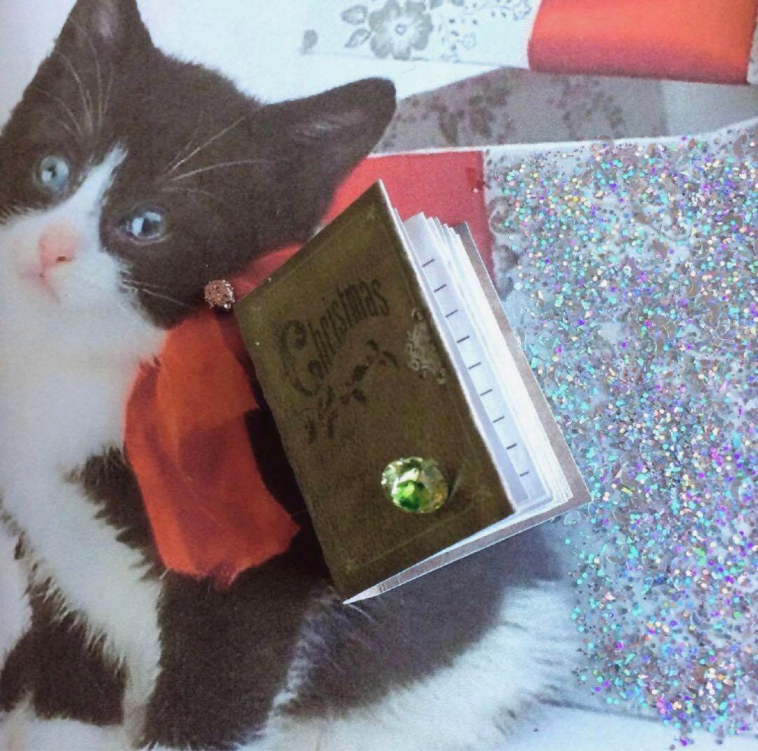✧1点物✧1冊✧vintage X'mas✧mini book✧豆本✧ノート✧