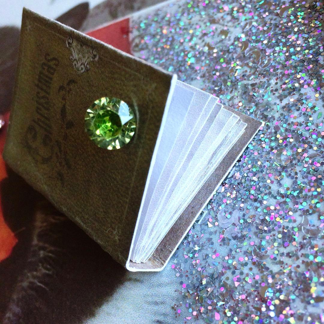 ✧1点物✧1冊✧vintage X'mas✧mini book✧豆本✧ノート✧
