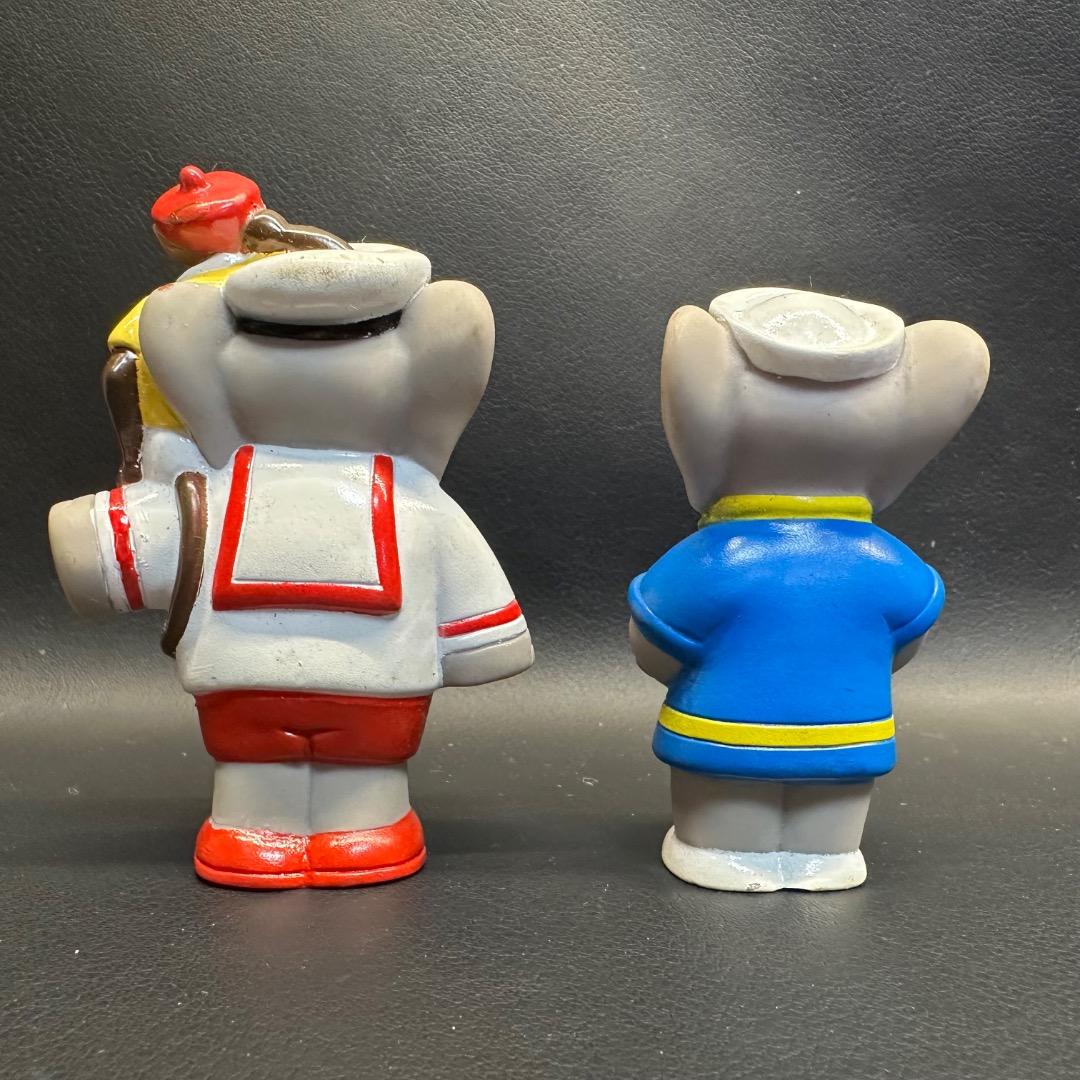 ♡Fa右1019 当時物 ぞうのババール フィギュア 人形 レア 4点まとめ