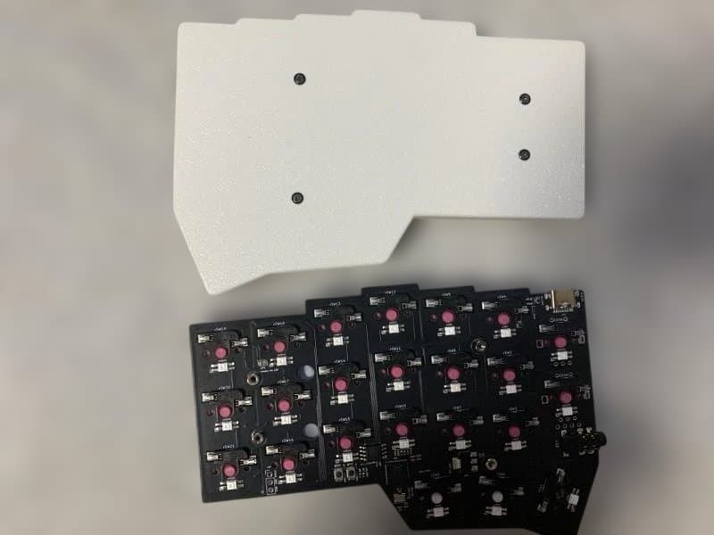 Corne v4 RP2040 AKKOスイッチ付（ジャンク）