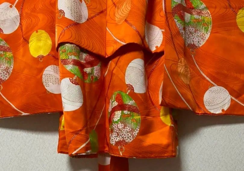 No.91正絹アンティーク子供着物美品です。着丈67.5裄丈37.5センチ